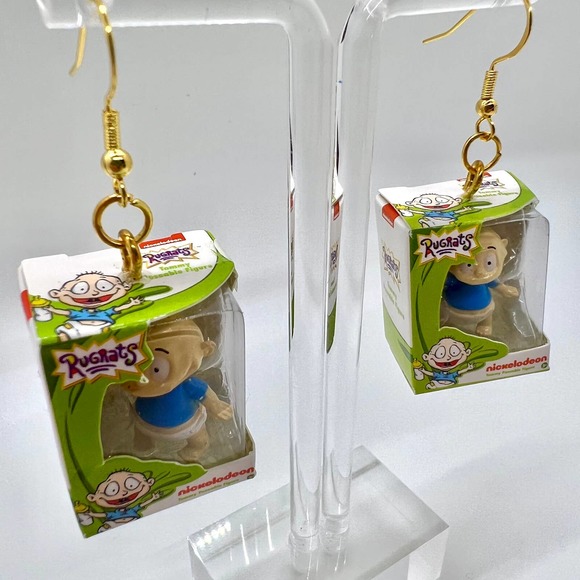 Tommy Pickles Earrings - Nickelodeon Rugrats Action Figure Toy Mini Brands - Picture 4 of 7